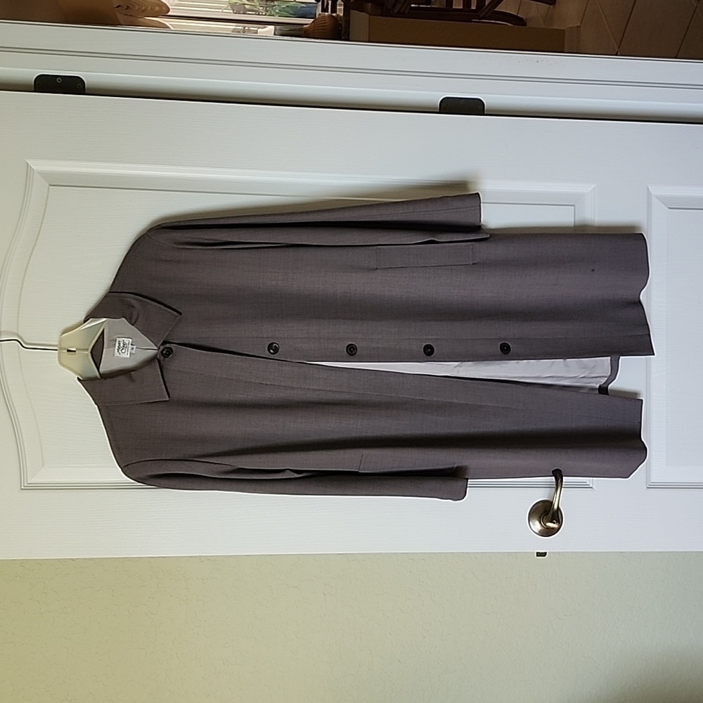 Margaret O'Leary Size Small Grey Wool Coat